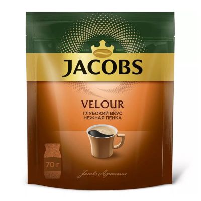 Кофе Якобс Велюр в мягкой упаковке