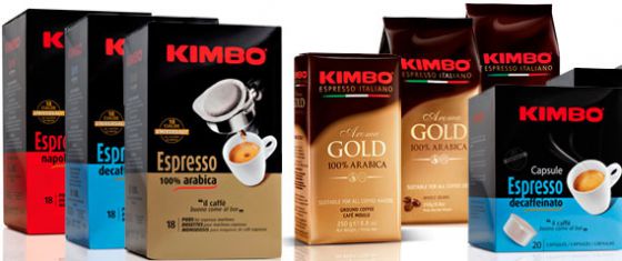 Ассортимент кофе Кимбо Ассортимент кофе Кимбо