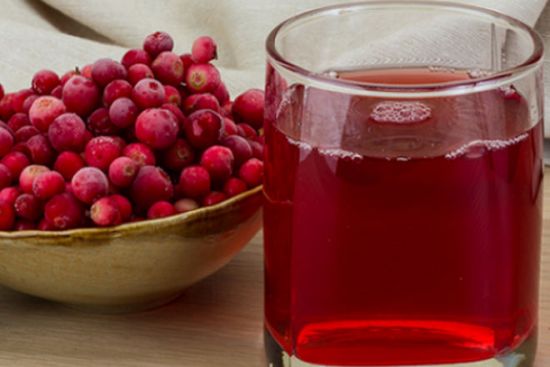 Брусника, сок