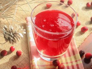 Кисель из клюквы