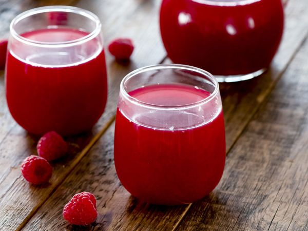 Кисель из ягод малины