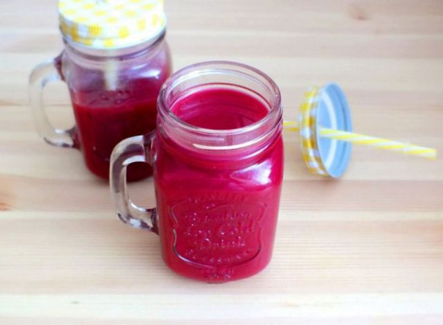 Овсяный кисель со свеклой