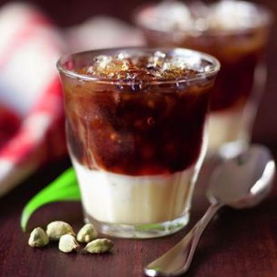 Кофе со льдом и молоком