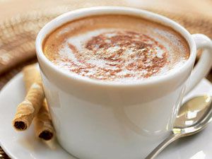 Чашка кофе со сливками