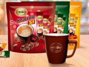 Кофе в пакетиках три в одном