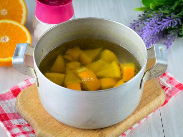 Варка компота из апельсинов
