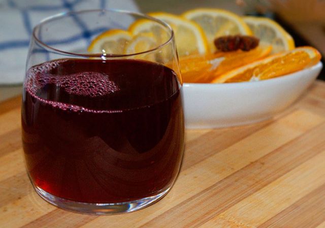 Компот из черноплодки с цитрусовыми