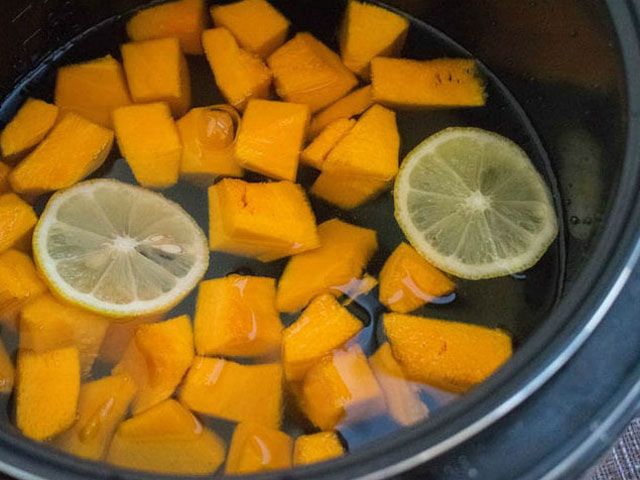 Компот из тыквы и лимона