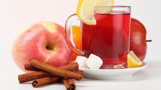 Яблочный чай с корицей