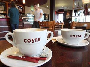 Чашки бренда Коста Кофе