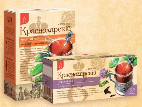 Краснодарский чай в упаковке