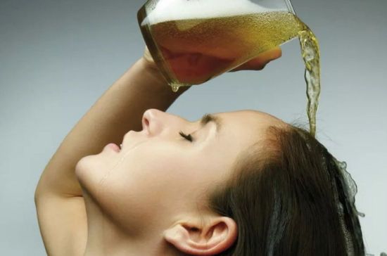 Квас на волосах