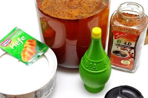 Ингредиенты для кофейного кваса