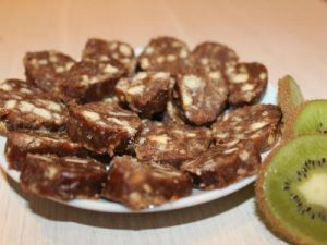 Шоколадная колбаска