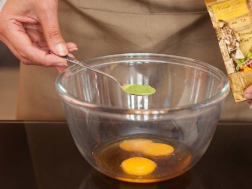 Приготовление зеленого мороженого