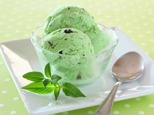 Мороженое из зеленого чая