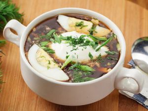 Окрошка на квасе