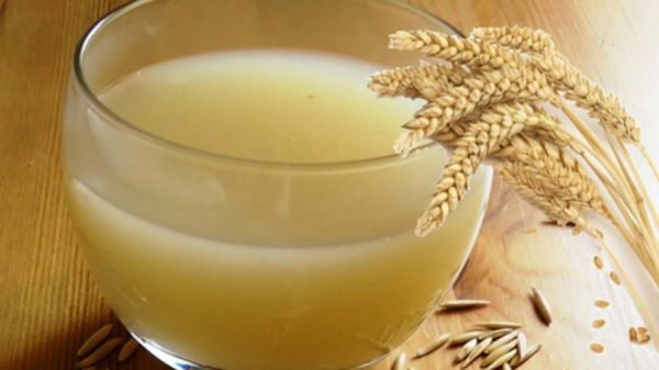 Живой кисель из овса и ячменя