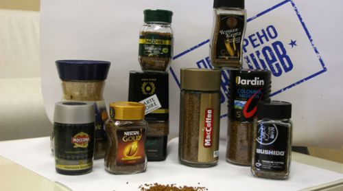 Растворимый кофе разных брендов