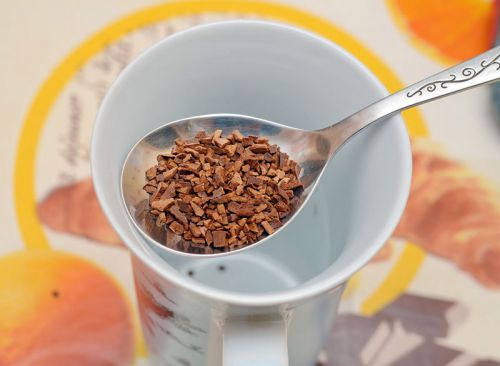 Заваривание сублимированного кофе