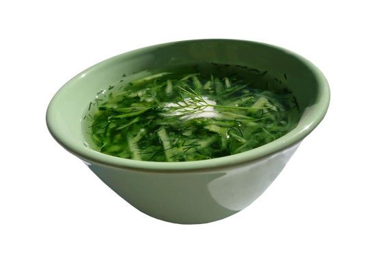 Окрошка с квасом