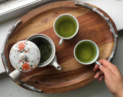 Заваренный чай сенча