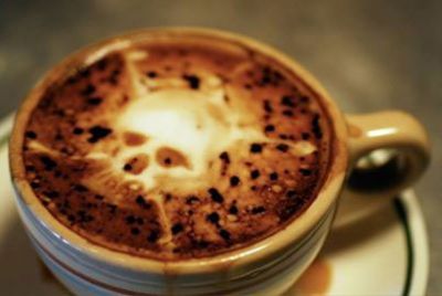 Чашка кофе с пенкой