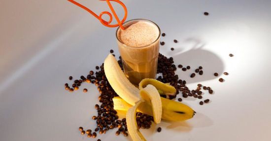Смузи с кофе и бананом