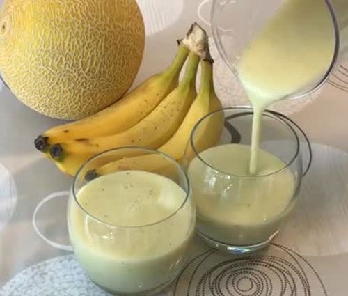 Смузи из дыни и банана