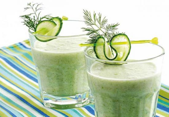 Огуречно-кефирный смузи
