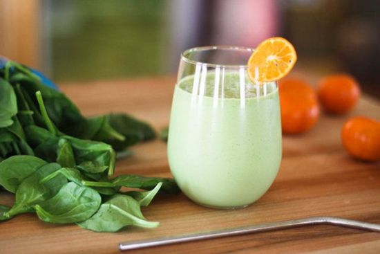 Коктейль со шпинатом