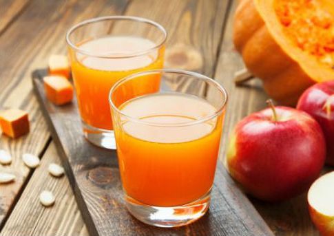 Сок из тыквы и яблок