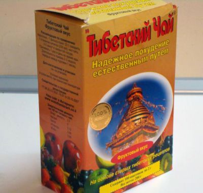 Упаковка тибетского чая