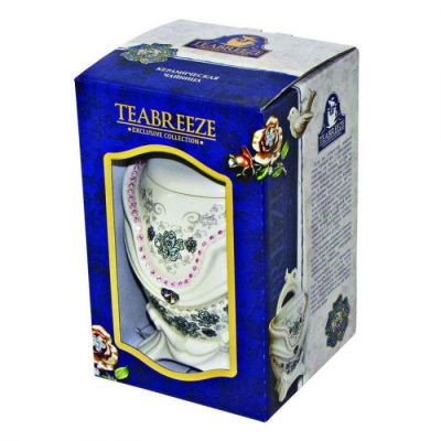 Чай в керамической емкости Чай в картонной коробке