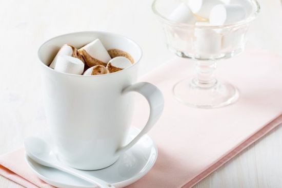 Какао с зефирками