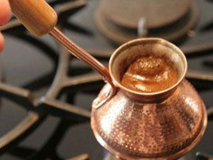 Варка кофе в турке