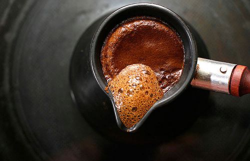 Появление пенки при варке кофе в турке