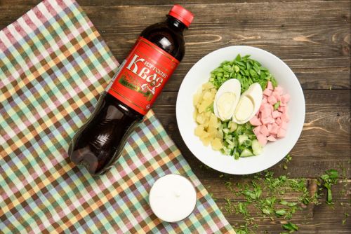 Окрошка на квасе