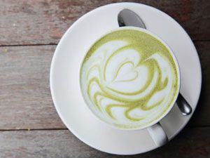 Зеленый чай с молоком