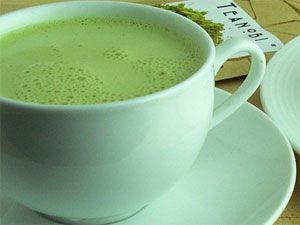 Зеленый чай с молоком