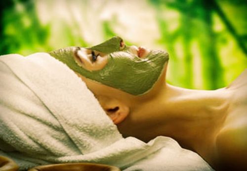 Зеленая маска для лица